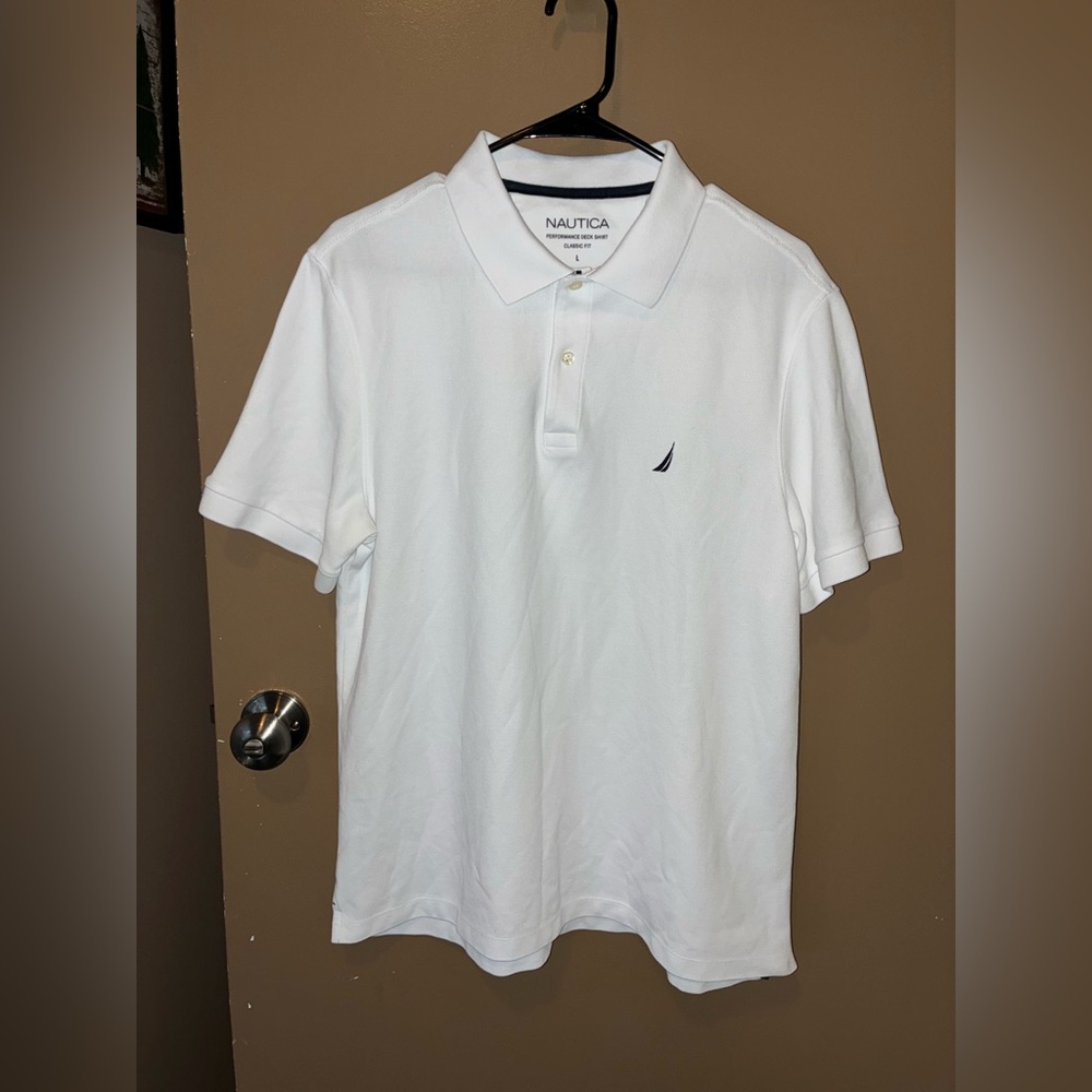 Nautica Crisp White Polo Shirt